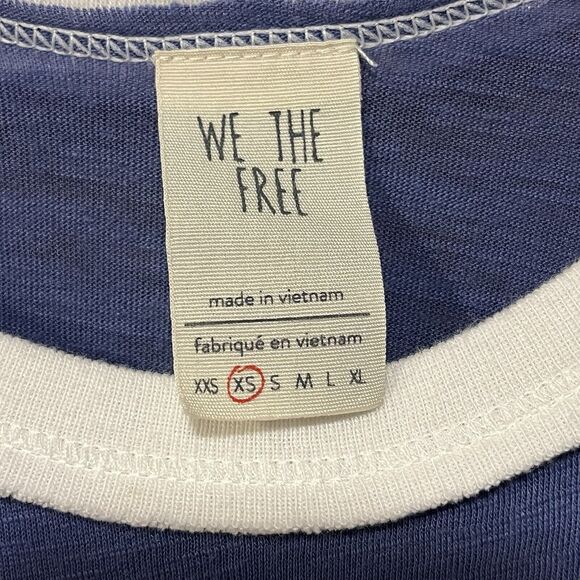 We The Free Friday Fever Women’s XS Multicolor Long Flutter Sleeves Stretch Boho - Picture 2 of 7